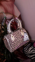 Pink/Brown HK C-HRTS Purse