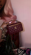 Maroon Luxe Vanity