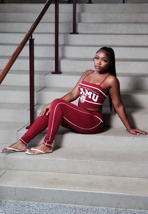 AAMU Maroon LEGGINGS ONLY